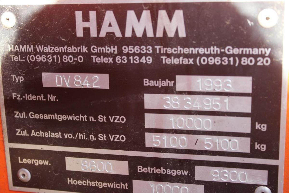 Hamm DV 8.42