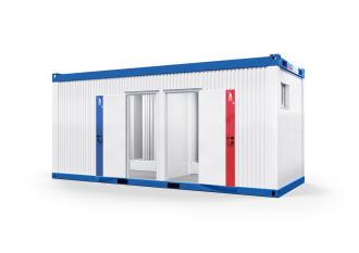 Dusch-Container mit 6 Duschen D/H Sanitärcontainer