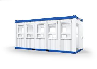Kasse-/Pförtnercontainer 20 ft Raum- & Bürocontainer
