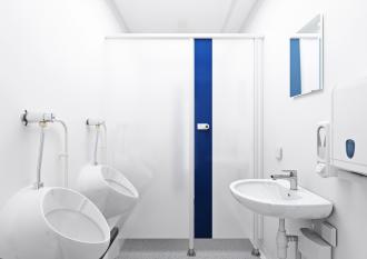 BASIC LINE WC D/H/CAP WC Container Toilettencontainer barrierefrei Damen und Herren