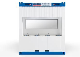 WC-Container mit 14 Toiletten Sanitärcontainer