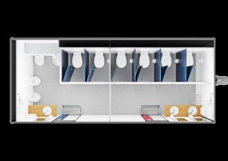 TOI® ECO WC-Trailer XL Toilettenwagen