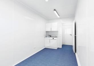 20-Fuß-Raumcontainer mit WC/Miniküche Raum- & Bürocontainer