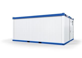 Duoanlage mit Windfang, WC und Dusche - 20 ft - 6 x 6 m Duo- & Trioanlagen
