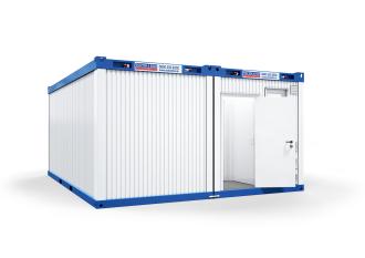 Duoanlage mit Windfang, WC und Dusche - 20 ft - 6 x 6 m Duo- & Trioanlagen