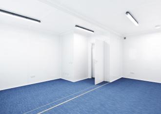 Duoanlage mit Windfang, WC und Dusche - 20 ft - 6 x 5 m Duo- & Trioanlagen