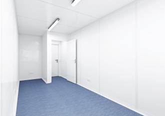Raumcontainer mit Windfang Raum- & Bürocontainer