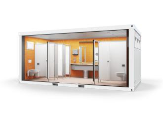 PREMIUM LINE WC DAMEN Sanitärcontainer