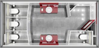 SUPERIOR LINE WC DAMEN Superior Line Sanitärcontainer