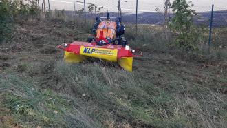 Scheibenmähwerk EVO/FIFTI Kreiselmäher Anbau Energreen Raupen