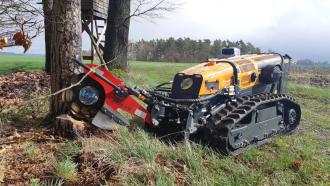 Stubbenfräse für RoboEvo / Midi / Max / PLUS Baumstumpffräse Anbaugerät für Energreen Raupen