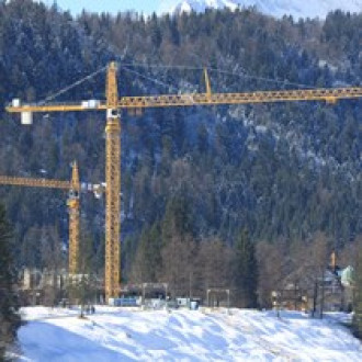 Liebherr 630 EC-H 50 Kran Freiberg Sachsen