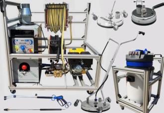 Hochdruckreiniger Heisswasser Anhänger | Fassadenreinigung | Pflasterreinigung | Dachreinigung | mit Bedienpersonal