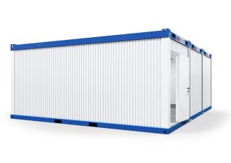 Trioanlage mit Windfang, WC - 20 ft - 6 x 7,5 m Duo- & Trioanlagen