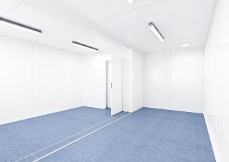 Duoanlage mit Windfang und WC - 20 ft - 6 x 5 m Duo- & Trioanlagen