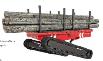 Raupen Transportplattform Almac Multiloader Tracked CarrierTragkraft 2500 kg