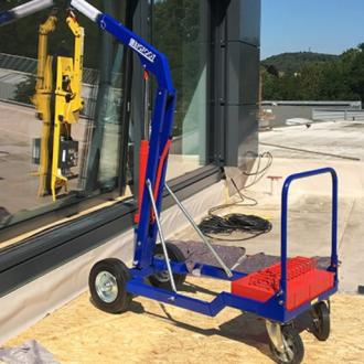 Glasroboter Big Foot 280/450 mobiler Leichtbaukran 