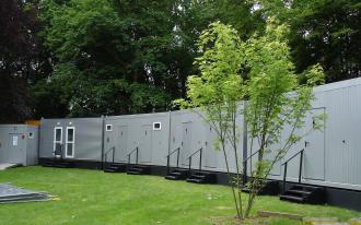 Sanitärcontainer / Toilettencontainer für Events und Messen