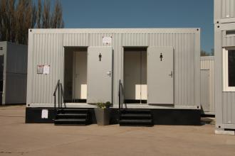 Sanitärcontainer / Toilettencontainer für Events und Messen