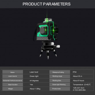 Laser krzyżowy 3 x 360° Monachium