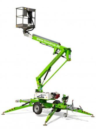 Anhänger-Arbeitsbühne Nifty 120T: 12,20 m Arbeitshöhe | 6,10 m Reichweite | Elektro