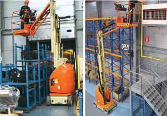 Vertikalmastbühne Toucan 10E  Arbeitshöhe 10,10 m Stuttgart