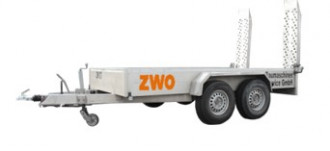 Baumaschinenanhänger Ges.-Gew. 2,7 t Karlsruhe