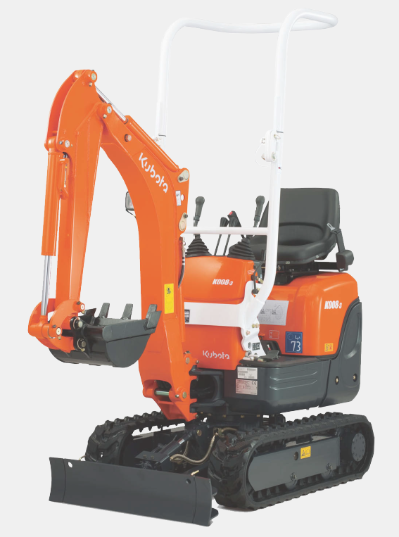 Kubota KX008-3 Minibagger mieten