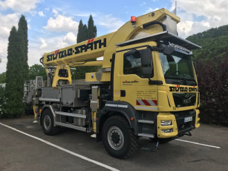 Lkw Hubarbeitsbühne 37 m Allrad 18 t Ulm