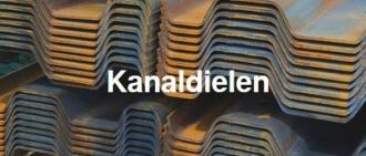 Kanaldielen Stabau Spundwand 