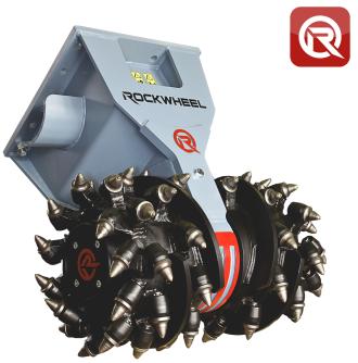 Bagger Anbaufräse Rockwheel D30 