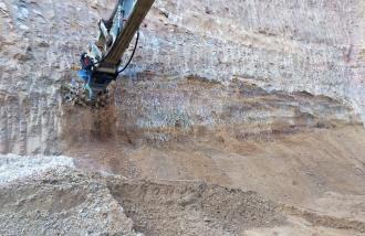 Bagger Anbaufräse Rockwheel D30