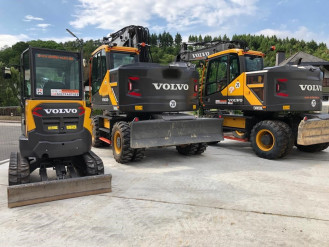 Mobilbagger ca. 16t - Volvo EWR 150 E Trier