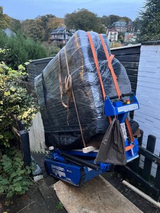 Wspinaczka po schodach, do: 600 kg I zawsze z 1 operatorem zapewnionym przez nas