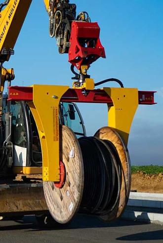 KabelFIX // Auf- & Abrollvorrichtung für Kabeltrommeln 