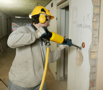 Baukompressor Atlas Copco Abbruchhammer TEX10PSKL Würzburg