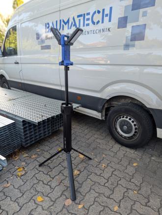 HaWe 11500 - Hybrid Profi-Arbeitsstrahler – 11.500 Lumen, Stativ & Akku-System