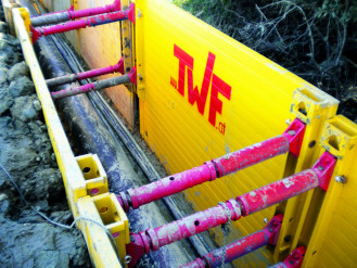 Lekki element obudowy z rozpórkami TWF 3000 x 1000 mm (element dodatkowy) 