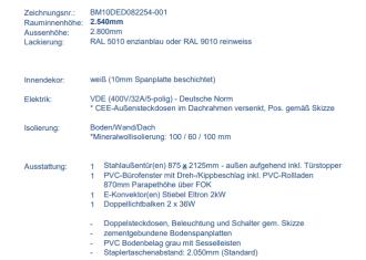 BÜRO- /MANNSCHAFTSCONTAINER BM10'