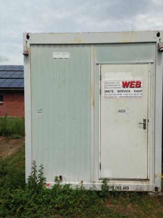 Baustellen Container 6m iH2,5m Stirnfenster