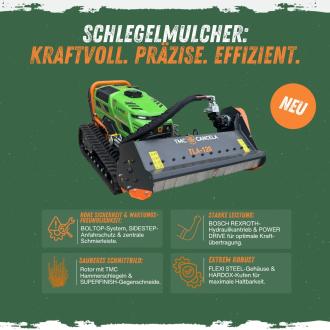 MDB LV400 Pro X Funkraupe mit Schlegelmulcher