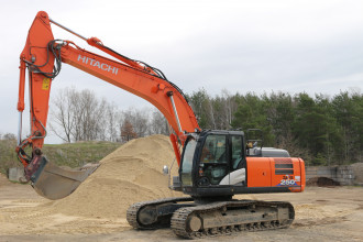 Kettenbagger mit Bedienpersonal Hitachi ZX250-6
