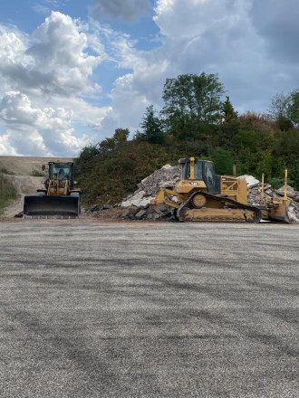 Planierraupe mit Fahrer Cat D 6 N LGP mit GPS Steuerung 