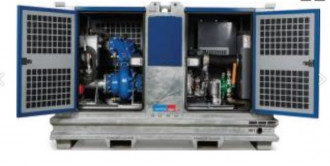 Abwasser Vakuum Pump Aggregat Diesel Steinke SA 200-8 