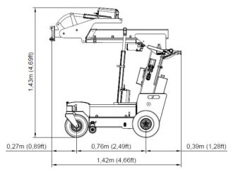 Montagekran Elektro SmartLift SLI 208 Hubkraft 200 kg
