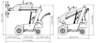 Glasroboter Smartlift SL 309 Tragkraft 350 kg max. Hubhöhe 3,07 m