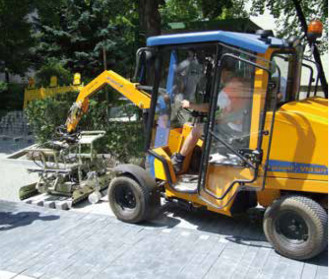 Verlegemaschine Probst VM 301 KJ Pavermax inkl. HVZ uni II Regensburg