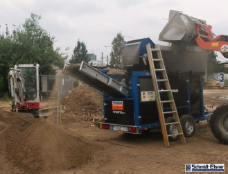 Przesiewacz bębnowy REMAV RS 1500 (do górnej warstwy gleby) 