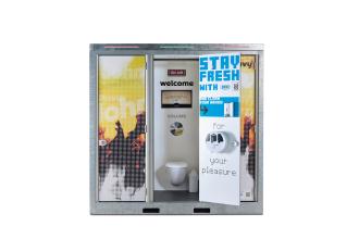 John Privy® WC-Unit Vakuumsysteme Vakuum-Toiletten Event Frischwasser-WC-Spülung 