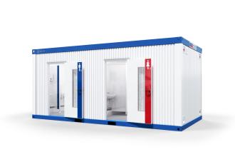BASIC LINE PLUS WC D/H Toiletten Container Damen und Herren